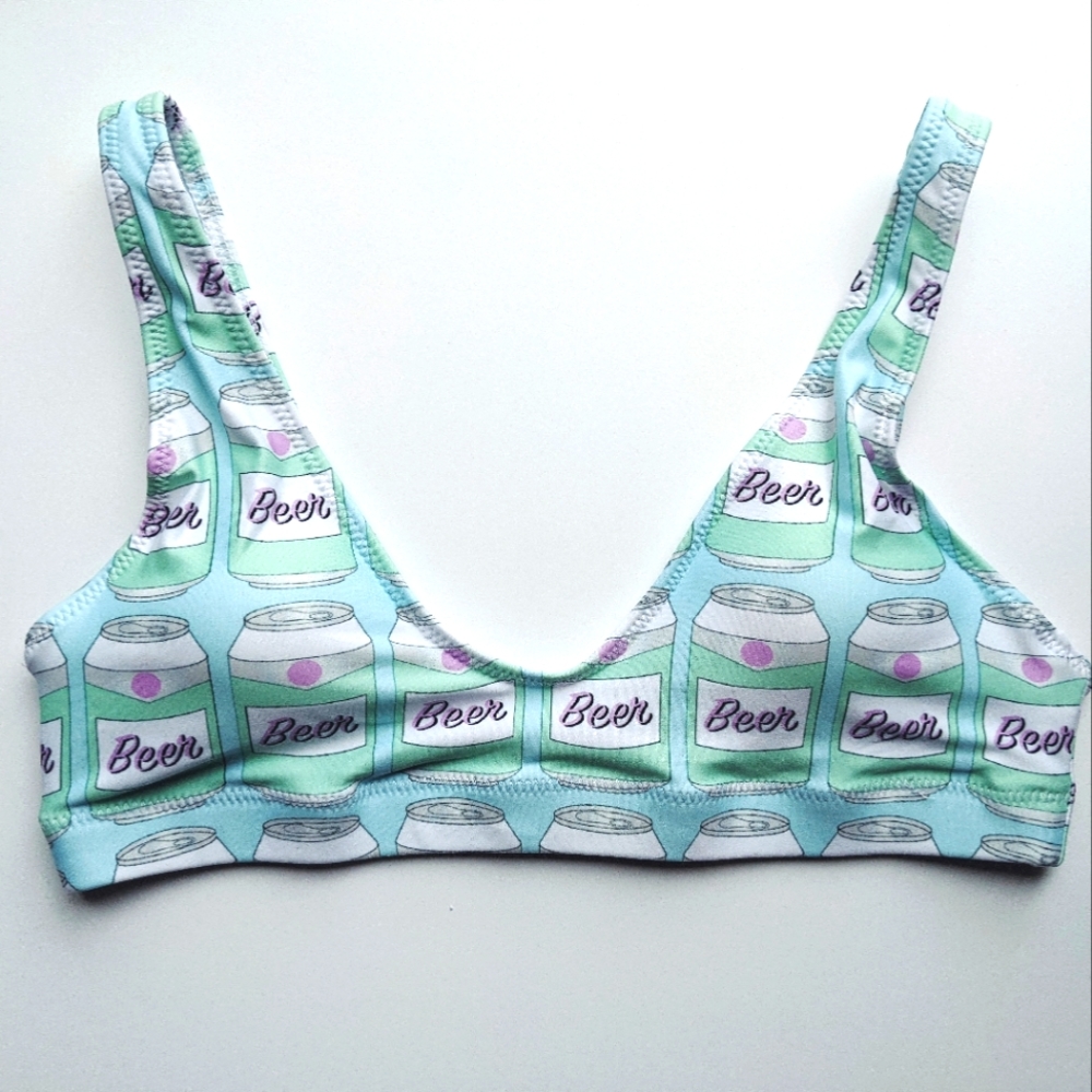 M bathing suit top Beer top